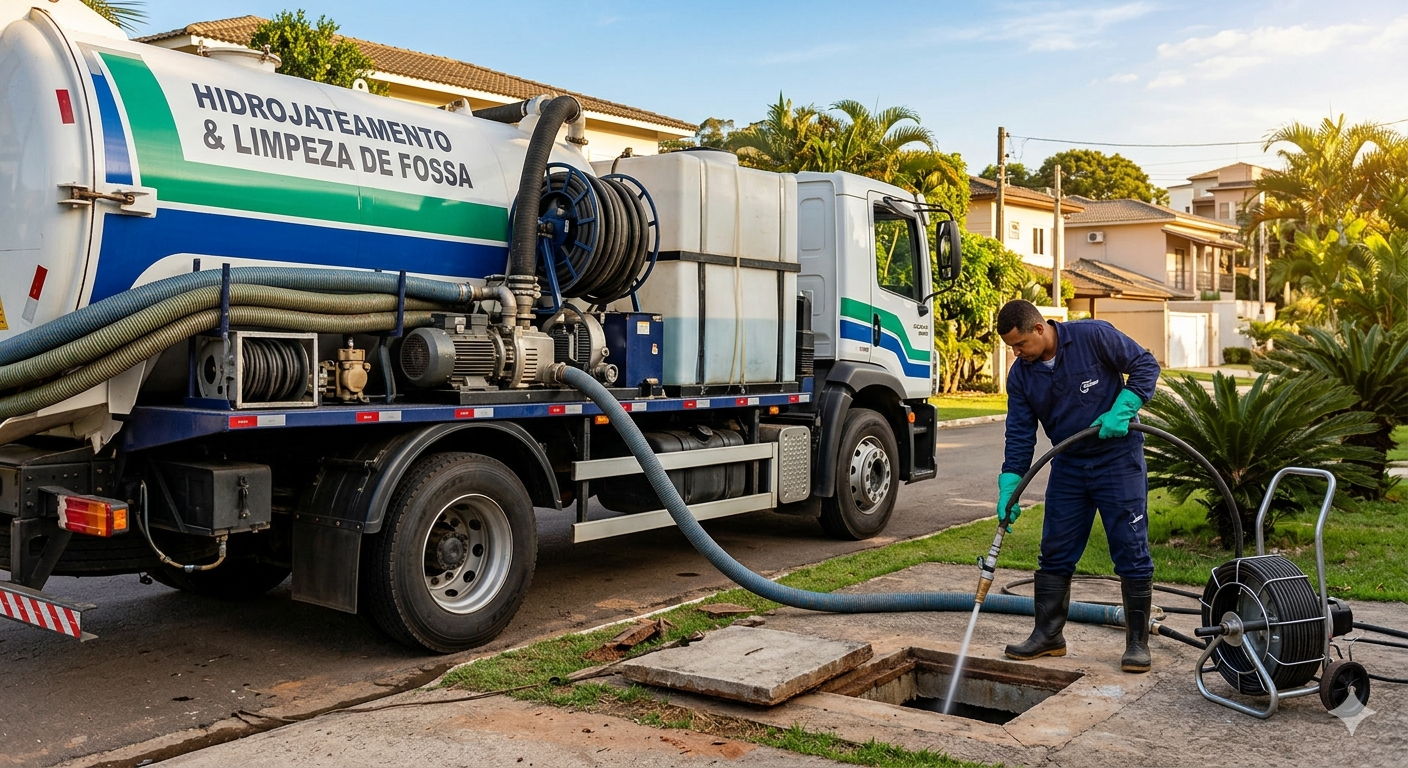 Hidrojateamento e Limpeza de Fossa: A Solução Definitiva para Entupimentos Graves